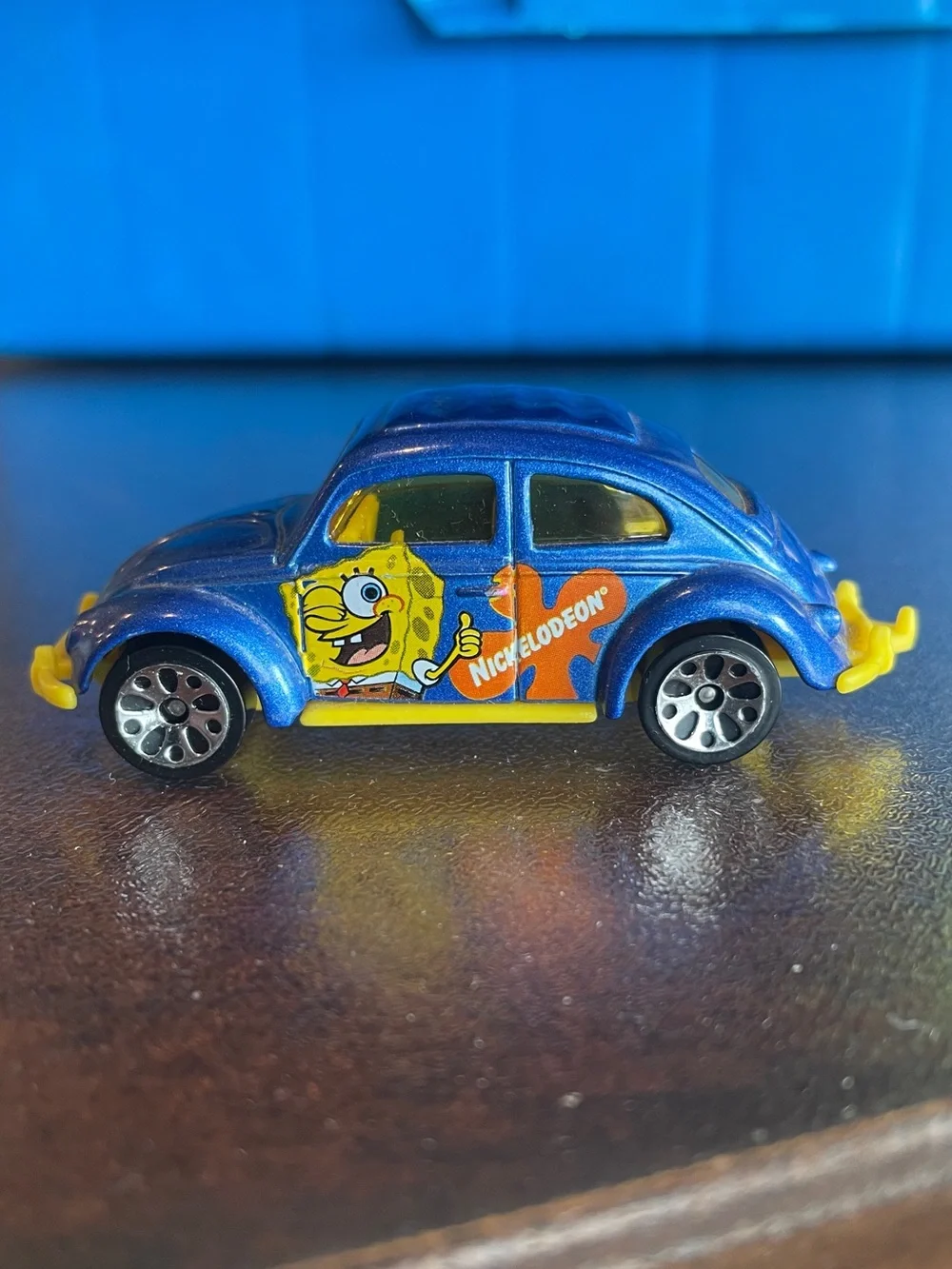 Vintage matchbox-Mattel Die cast, 62 VW beetle SpongeBob, Nickelodeon
